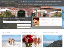 Tablet Screenshot of latanahotelmaratea.it